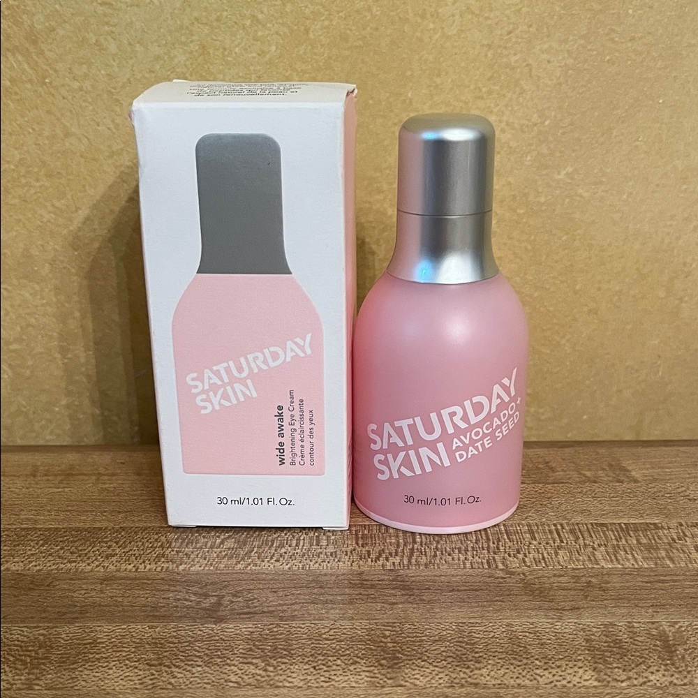 🌟2/$50 Sale🌟 Saturday Skin Wide Awake Brightening Eye Cream Full Size Skincare!